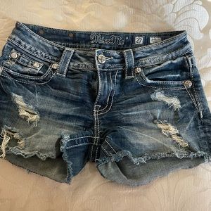 Miss me cut off Jean shorts awesome look Size 27